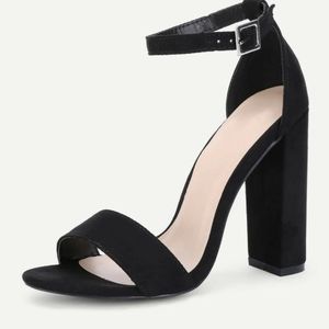 Shein strap block heels